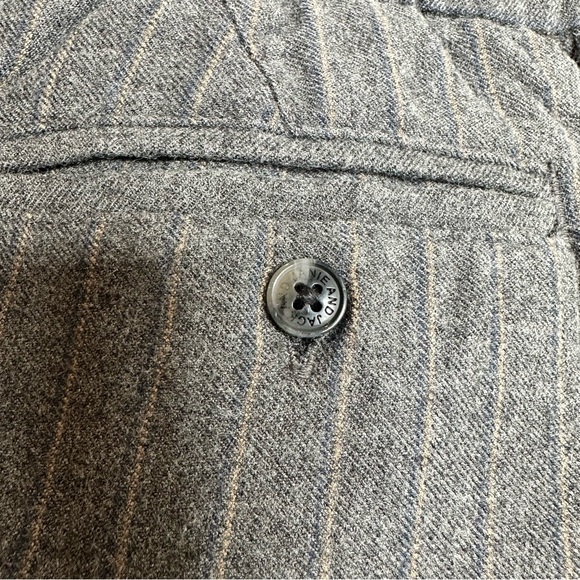 Janie and Jack Grey Wool Pinstripe Joggers - Picture 8 of 13